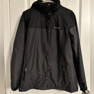Columbia Omni Heat Women’s Winter Zip Up Coat with Hood Size Medium